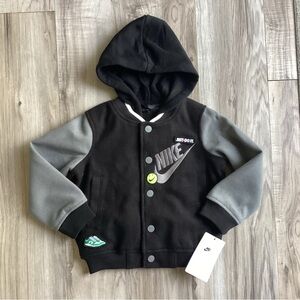 Nike toddler boys Hooded Varsity Jacket size 2T(NWT) ~PRICE FIRM, NO OFFERS~